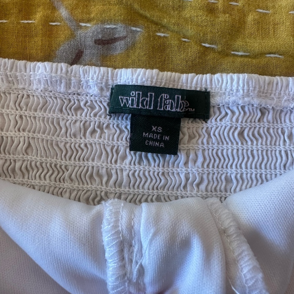 Wild Fable Cream Tie Front eyelet Camisole - Picture 3 of 3